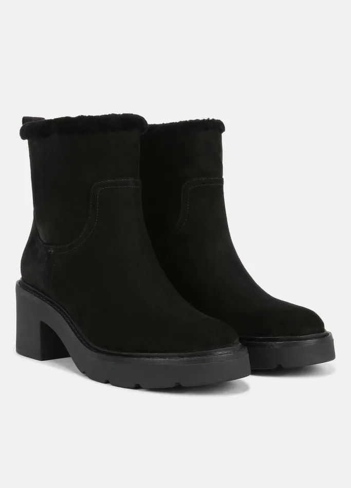 Vince Loafers and Mules Women Redding Suede Lug Boot Black