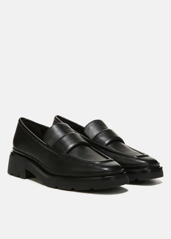 Vince Loafers and Mules Women Robin Leather Loafer Black
