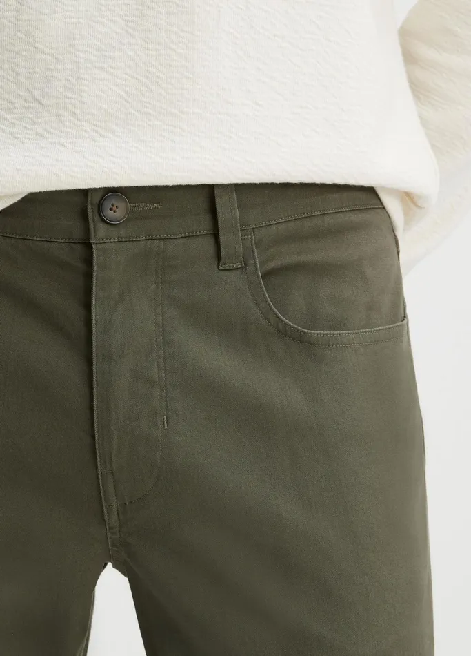 Vince Pants and Shorts Men Lightweight Dylan 5Pocket Pant Smoke Tree