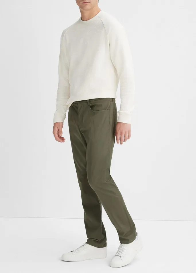 Vince Pants and Shorts Men Lightweight Dylan 5Pocket Pant Smoke Tree