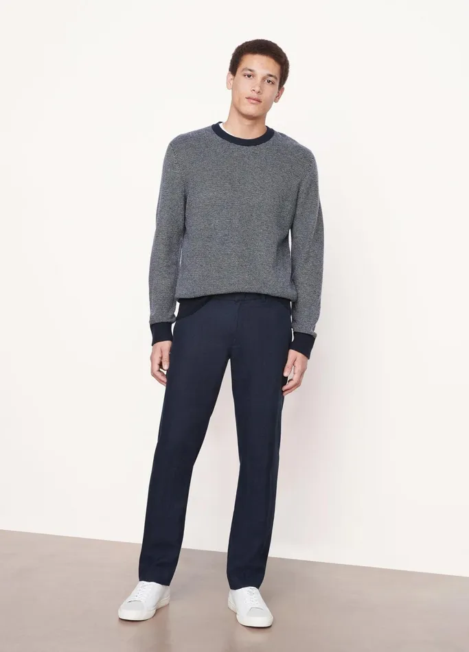 Vince Pants and Shorts Men Relaxed Hemp Griffith Pant Coastal Blue