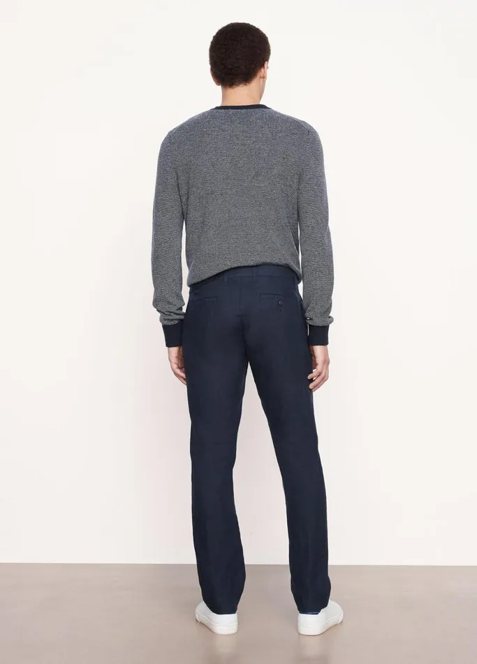 Vince Pants and Shorts Men Relaxed Hemp Griffith Pant Coastal Blue