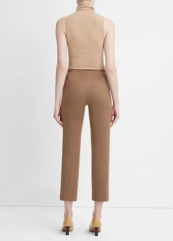 Vince Pants and Shorts Women Cozy WoolBlend MidRise StitchFront Pant Ristretto