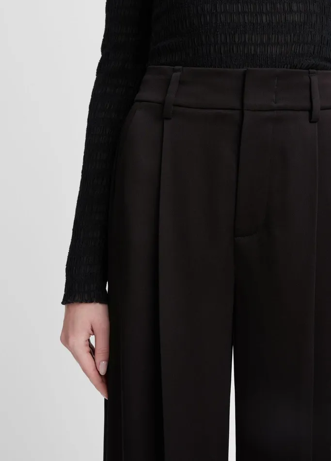 Vince Pants and Shorts Women Satin WideLeg Pant Black