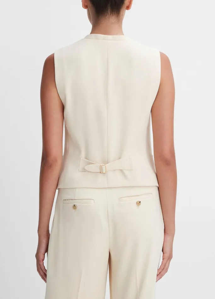 Vince Shirts and Tops Women Crepe Vest Birch