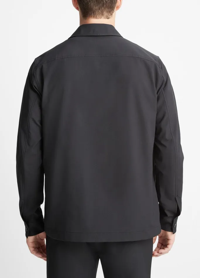 Vince Shirts Men TechDobby Shirt Jacket Black