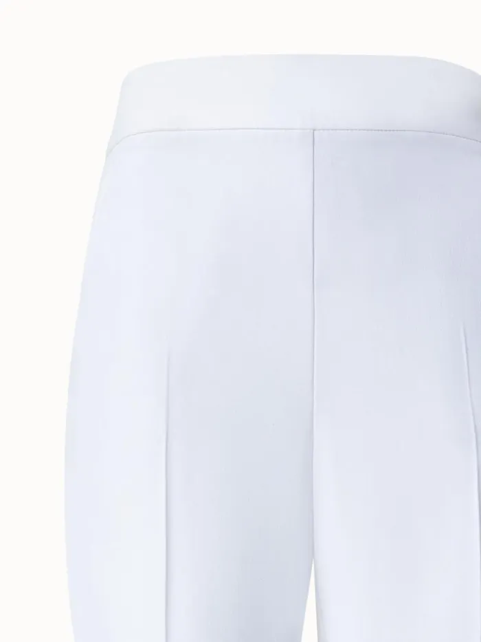 Viscose Crpe Tapered Pants Ecru Women Akris Pants
