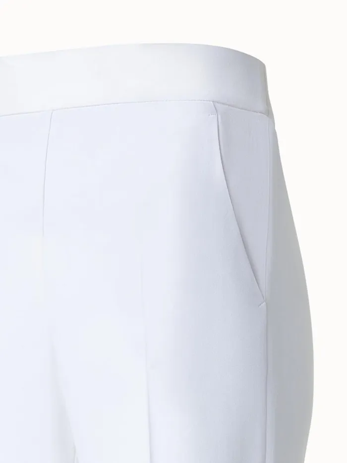Viscose Crpe Tapered Pants Ecru Women Akris Pants