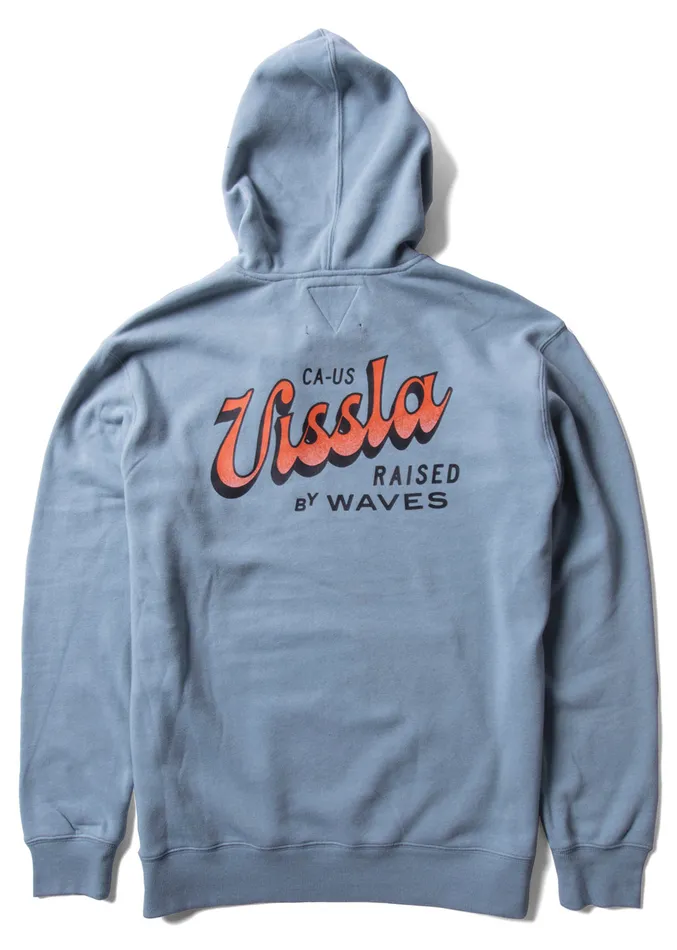 Vissla Fleece and Hoodies Men Coastal Eco Po Hoodie Stone Blue Heather