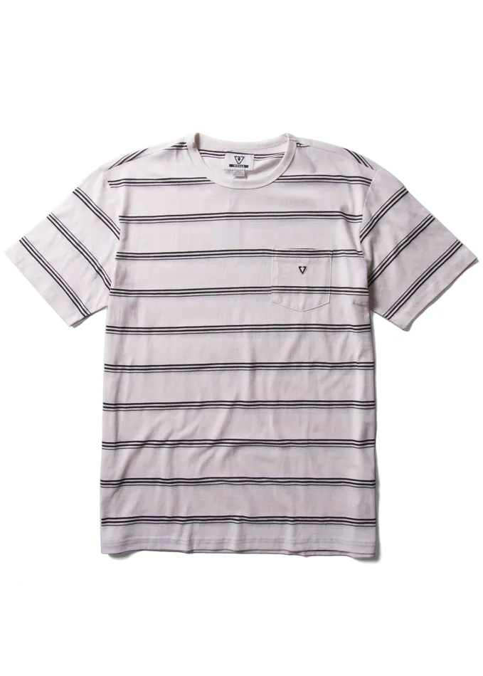 Vissla Kaulike Ss Pkt Tee Vintage White Men Knit Tees