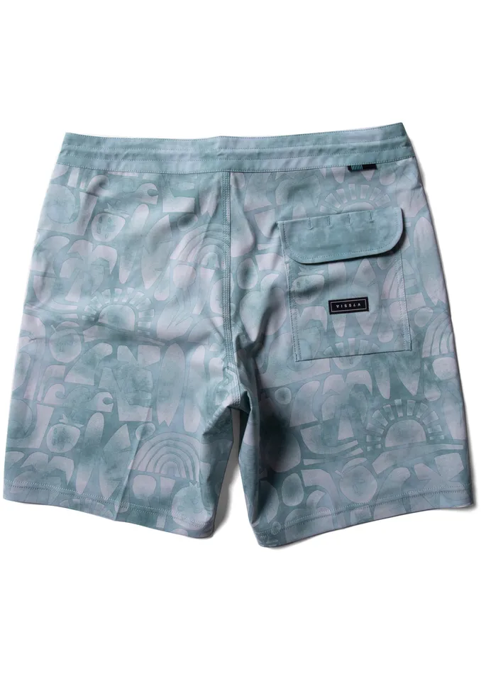 Vissla The Ecology Center Glyphs 1858243 Boardshort Smokey Jade Men Boardshorts