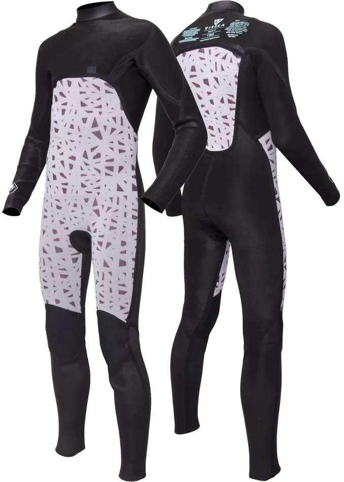 Vissla Wetsuits Youth 7 Seas Boys 32 Bolt Full Chest Zip Wetsuit Wine
