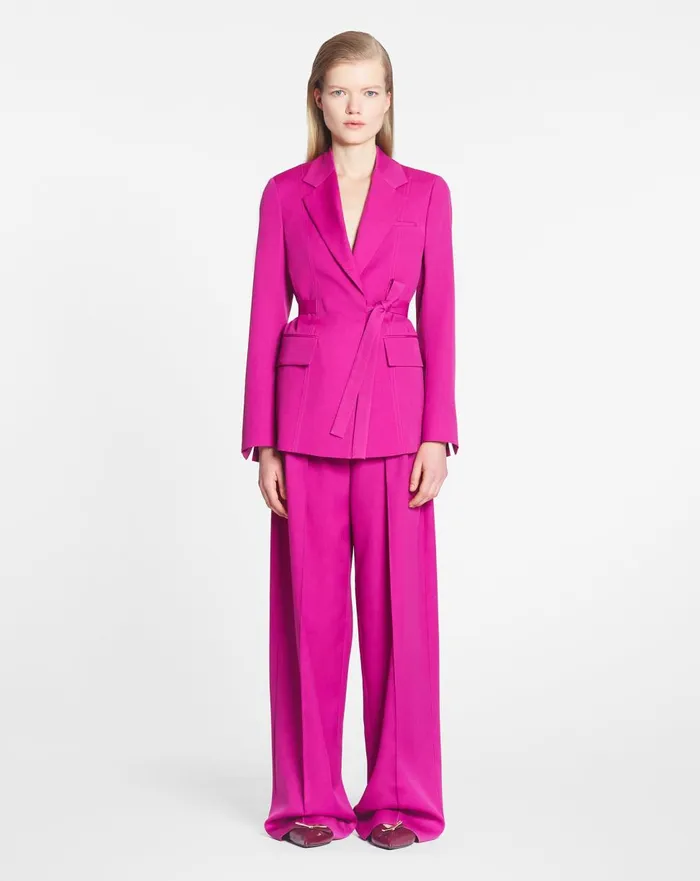 Wideleg Pants Fuchsia Women Lanvin Pants