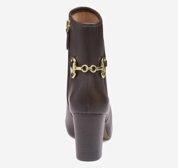 Women8217s Shoes Women Johnston and Murphy Charlotte Bit Bootie Brown Glove Leather