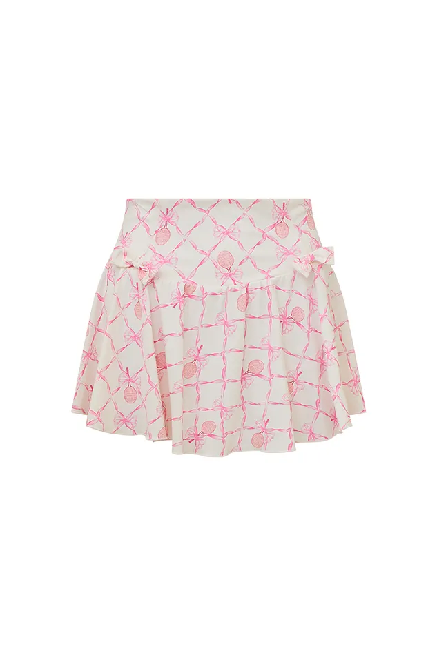 Women Active LoveShackFancy Corene Sporty Active Skort Sweetheart Pink