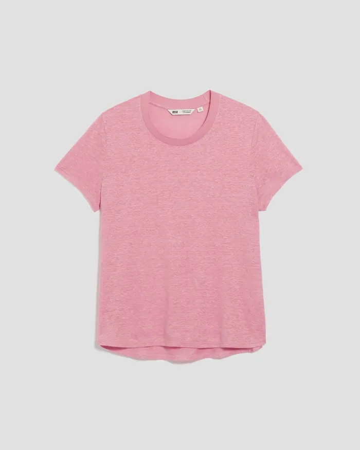Women Amandine 8211 Linen Round Neck TShirt Lantana Comptoir Des Cotonniers TShirts Women Amandine 8211 Linen Round Neck TShirt Lantana Comptoir Des Cotonniers TShirts
