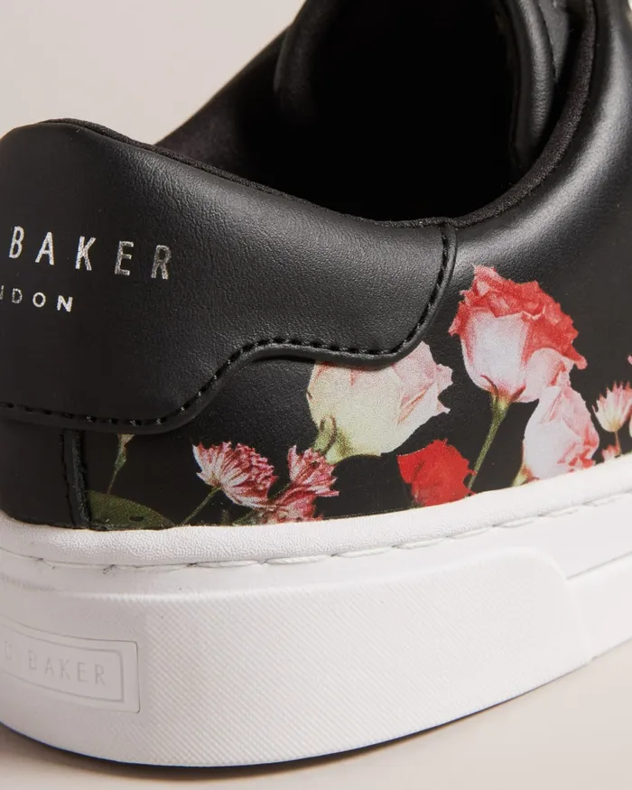 Women ARLITA 8211 Floral Print Cupsole Trainers Black Ted Baker Trainers Women ARLITA 8211 Floral Print Cupsole Trainers Black Ted Baker Trainers