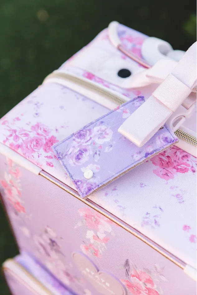 Women Bags and Travel LoveShackFancy State Logan Luggage Tag Happy Thoughts