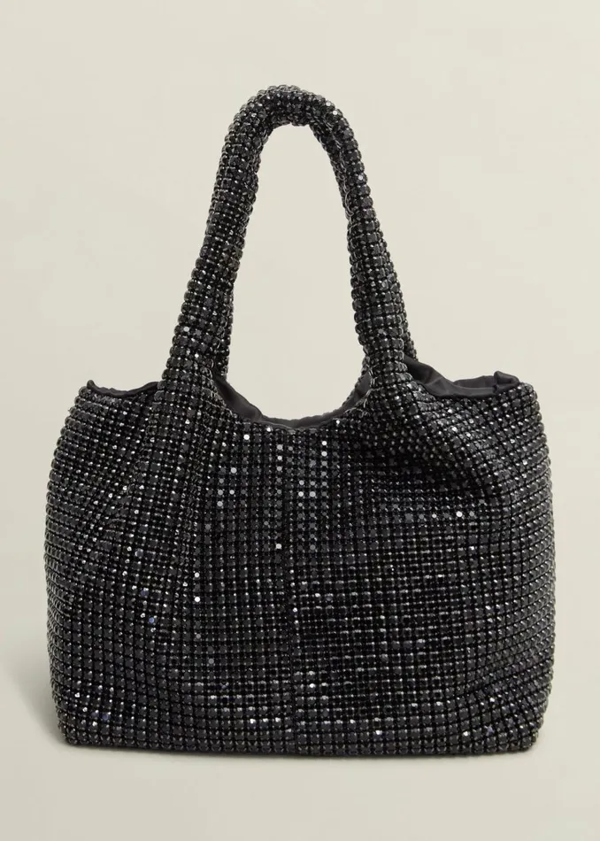 Women Bags Hobbs Kamala Jewelled Bag Black