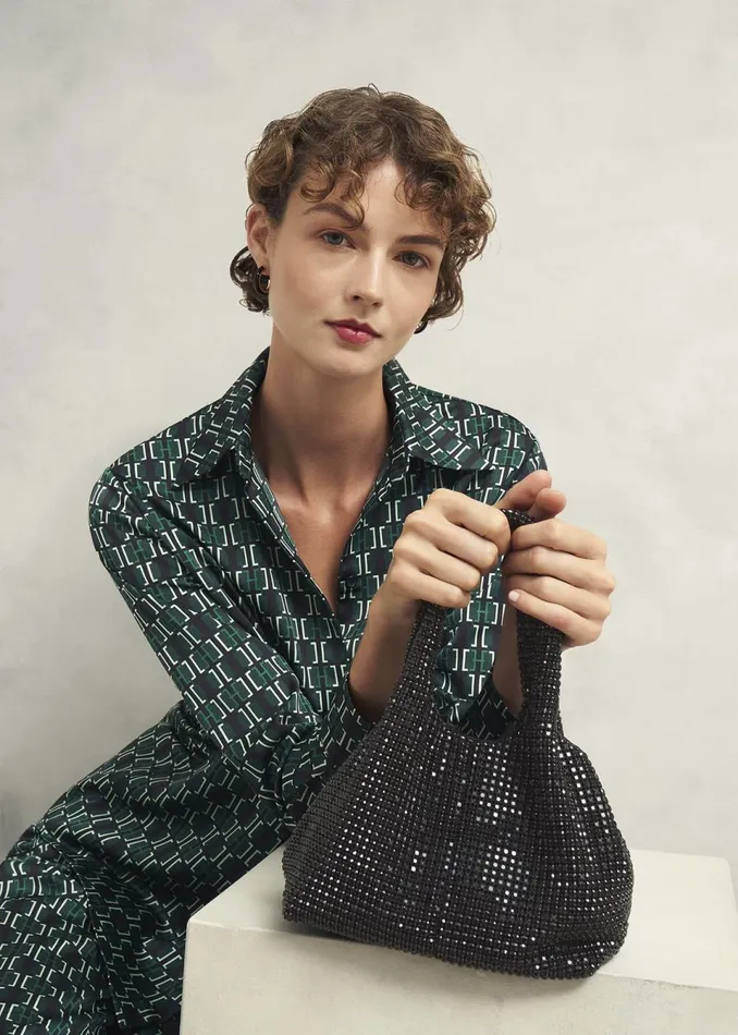 Women Bags Hobbs Kamala Jewelled Bag Black