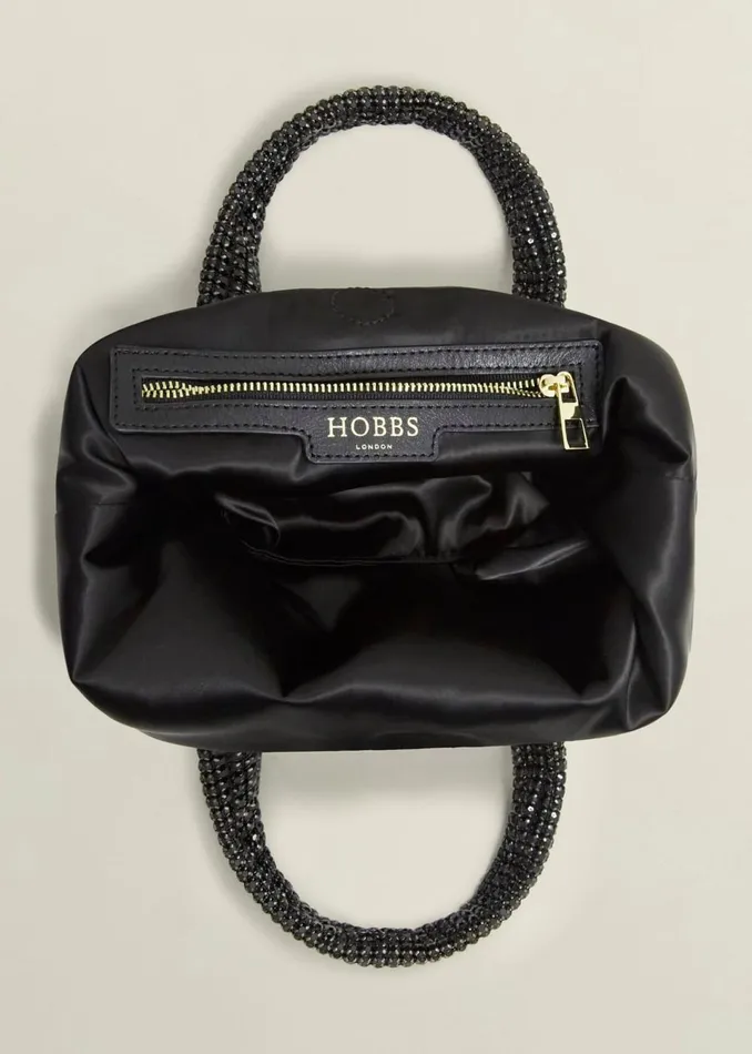 Women Bags Hobbs Kamala Jewelled Bag Black