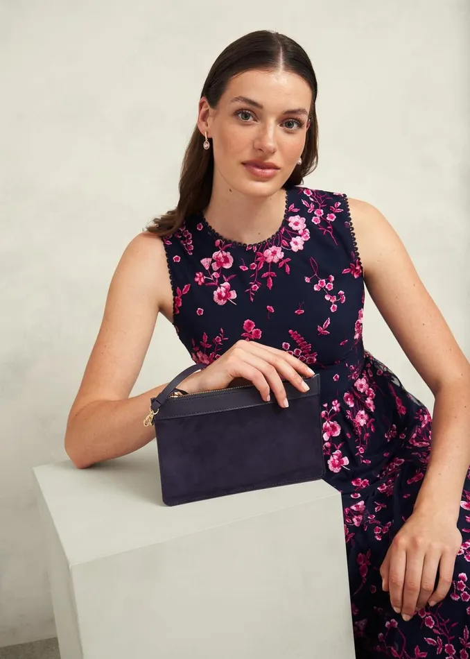 Women Bags Hobbs Lundy Wristlet Midnight