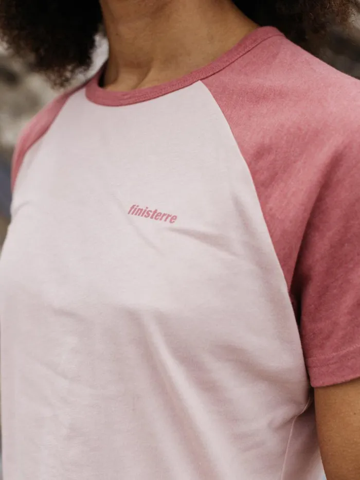 Women Bailey TShirt Pink Smokerouge Finisterre Tops and Shirts