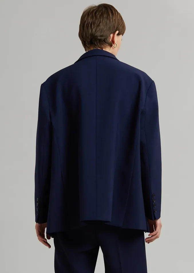 Women Bea Blazer 8211 Midnight Blue The Frankie Shop Outerwear