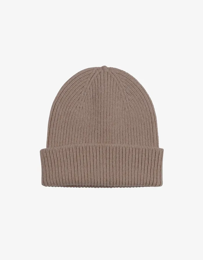Women Beanies Colorfulstandard Merino Wool Beanie 8211 Warm Taupe