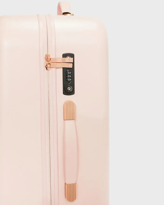 Women BELLLL 8211 Bow Detail Medium Trolley Suitcase Pink Ted Baker Suitcases and Travel Bags