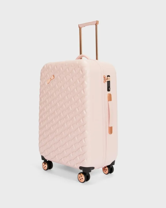 Women BELLLL 8211 Bow Detail Medium Trolley Suitcase Pink Ted Baker Suitcases and Travel Bags Women BELLLL 8211 Bow Detail Medium Trolley Suitcase Pink Ted Baker Suitcases and Travel Bags
