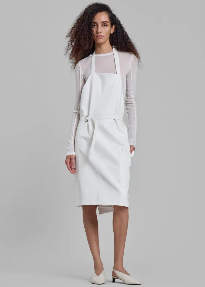 Women Bevza Fartukh Dress 8211 White The Frankie Shop Dresses
