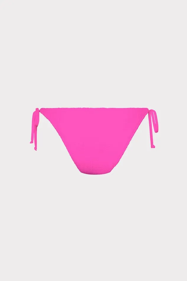 Women Bikinis Milly Textured Bikini Bottom Neon Pink Women Bikinis Milly Textured Bikini Bottom Neon Pink