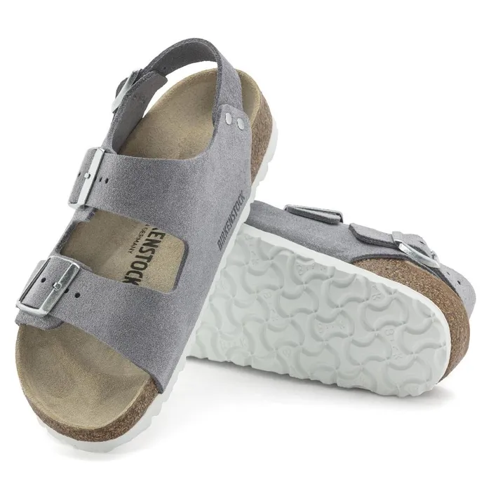 Women Birkenstock BackAnkleStrap Milano Purple Fog