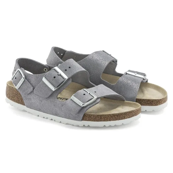 Women Birkenstock BackAnkleStrap Milano Purple Fog