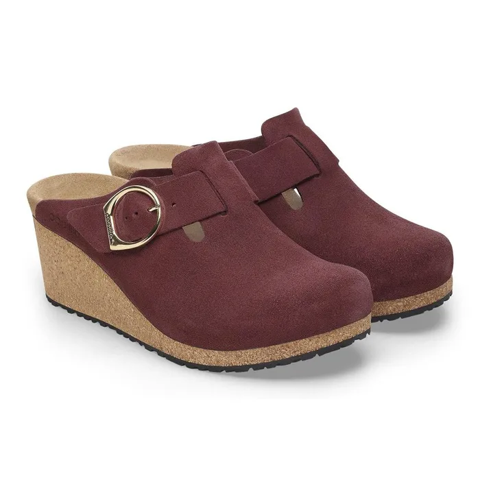 Women Birkenstock Clogs Fanny RingBuckle Berry Crush