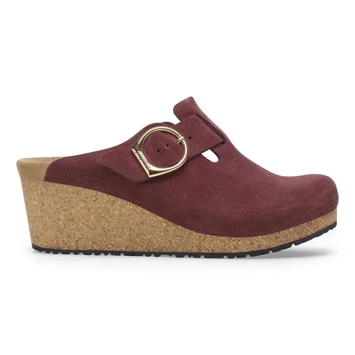 Women Birkenstock Clogs Fanny RingBuckle Berry Crush
