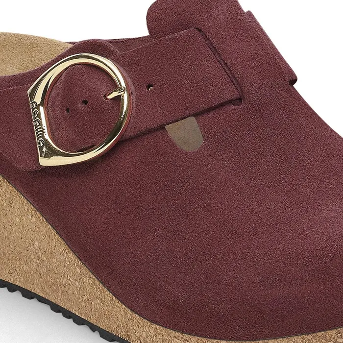 Women Birkenstock Clogs Fanny RingBuckle Berry Crush
