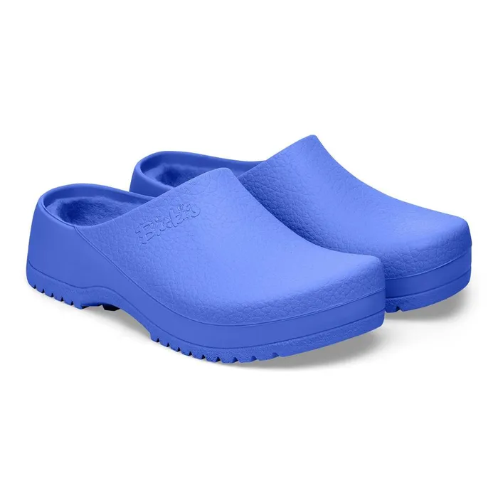 Women Birkenstock Clogs SuperBirki Shearling Ultra Blue