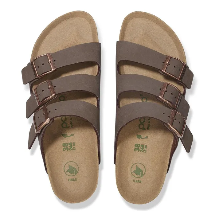 Women Birkenstock MultiStrap Florida Platform Flex Mocca