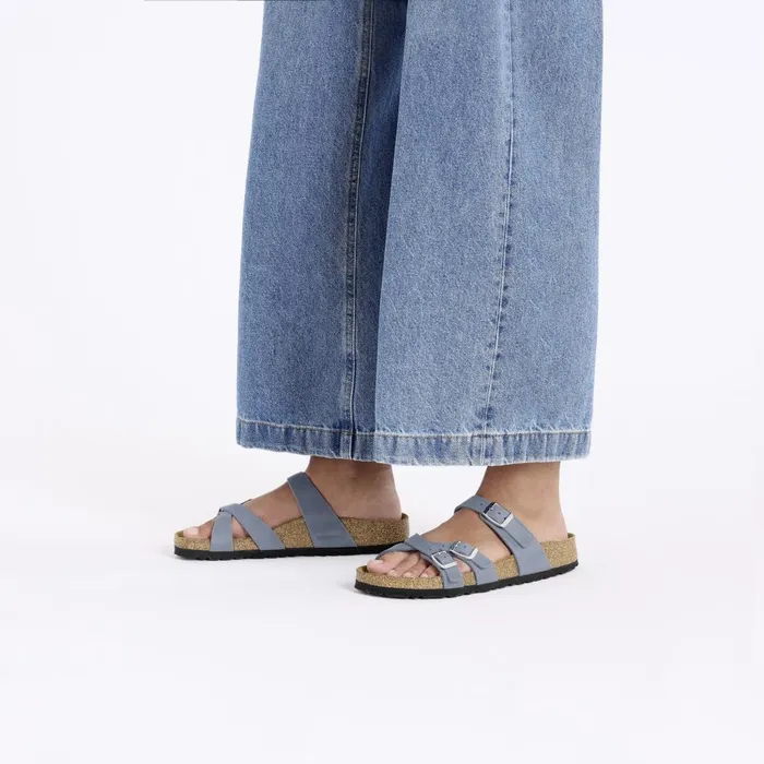 Women Birkenstock MultiStrap Franca Elemental Blue