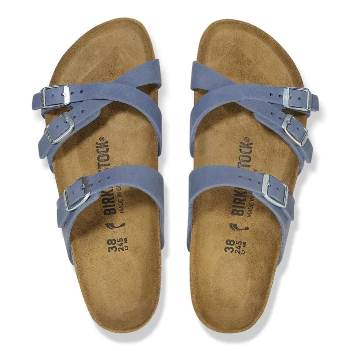 Women Birkenstock MultiStrap Franca Elemental Blue