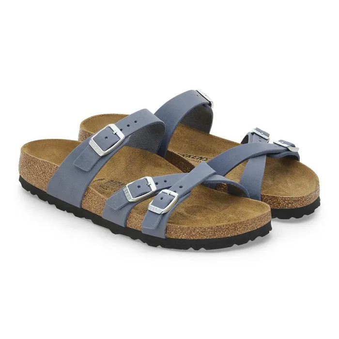 Women Birkenstock MultiStrap Franca Elemental Blue