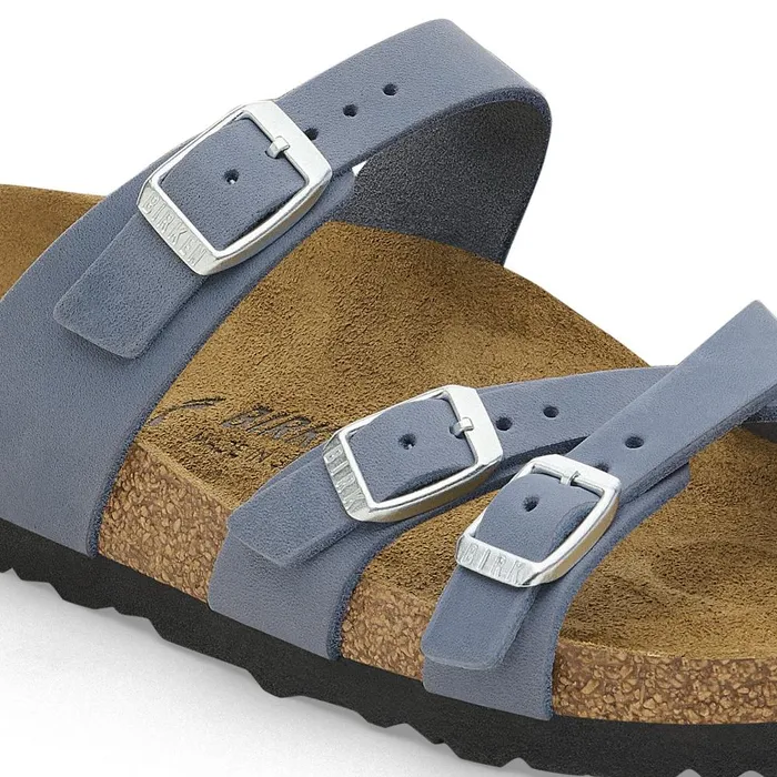 Women Birkenstock MultiStrap Franca Elemental Blue