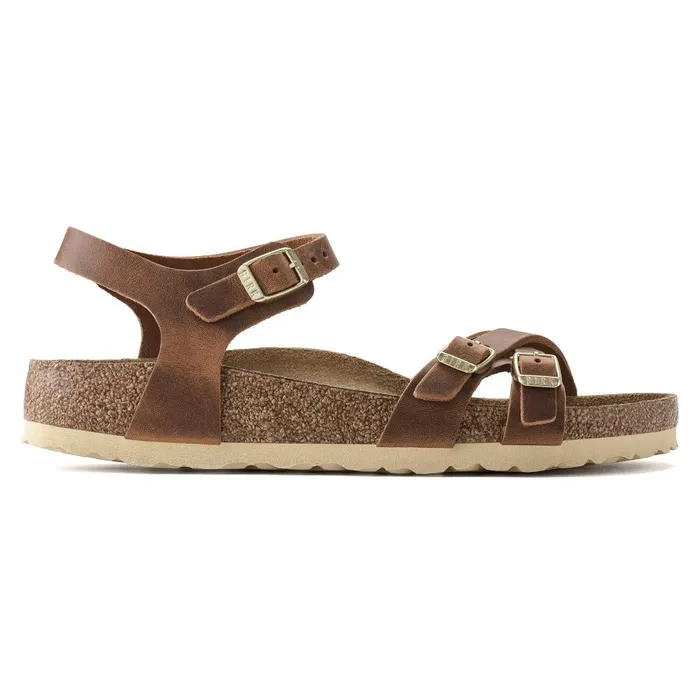 Women Birkenstock MultiStrap Kumba Cognac