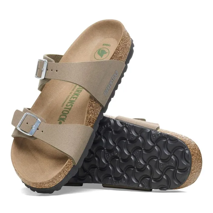 Women Birkenstock MultiStrap Sydney Vegan Vegan Gray Taupe