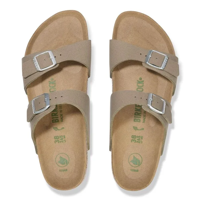 Women Birkenstock MultiStrap Sydney Vegan Vegan Gray Taupe