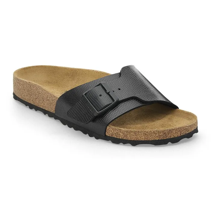 Women Birkenstock OneStrap Catalina Shiny Black