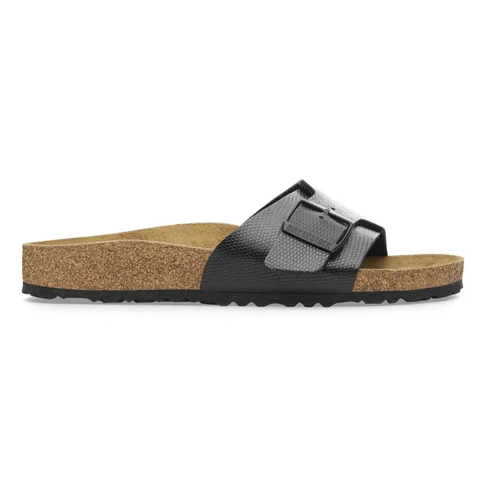 Women Birkenstock OneStrap Catalina Shiny Black