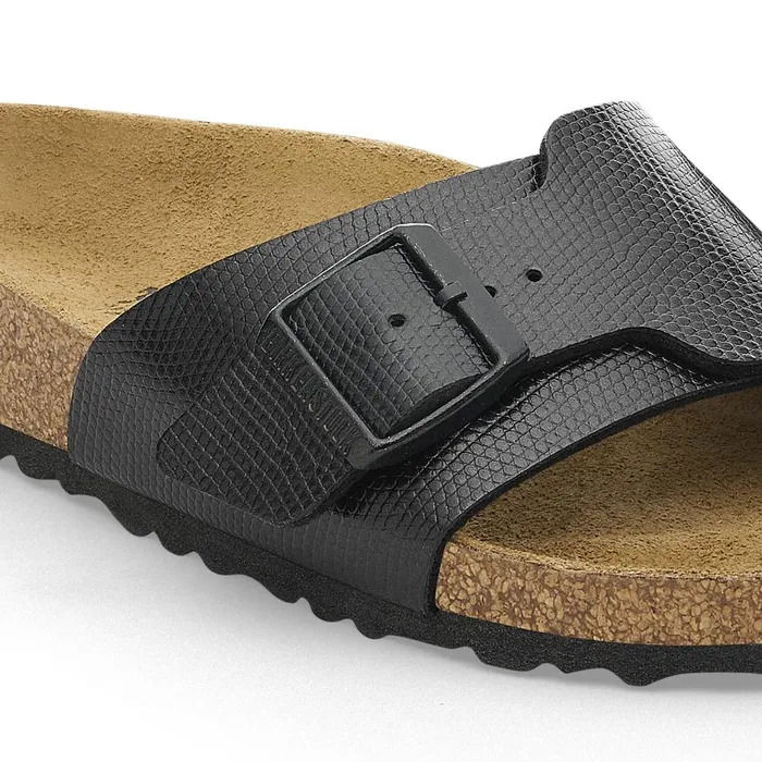Women Birkenstock OneStrap Catalina Shiny Black